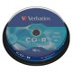 VERBATIM CD-R 10-Pack Spindle/ EP/ DL/ 52x/ 700MB