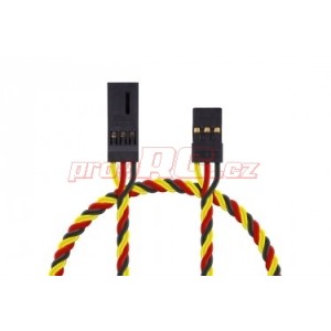 4609 S prodlužovací kabel 150mm JR kroucený silný, zlacené kontakty (PVC)